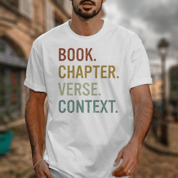 Book Chapter Verse Christian Bible Reformed Theology Unisex T-Shirt Book Chapter Verse Christian Bible Reformed Theology Unisex T-Shirt