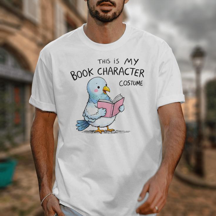 This Is My Book Character Costume I Pigeon Reading Tee Unisex T-Shirt