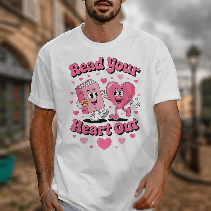 Book Lover Read Your Heart Out Teacher Kids Valentines Unisex T-Shirt Book Lover Read Your Heart Out Teacher Kids Valentines Unisex T-Shirt