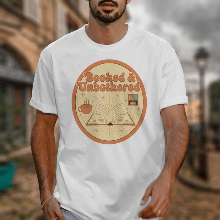Booked & Unbothered Book Lover Tee Unisex T-Shirt Booked & Unbothered Book Lover Tee Unisex T-Shirt