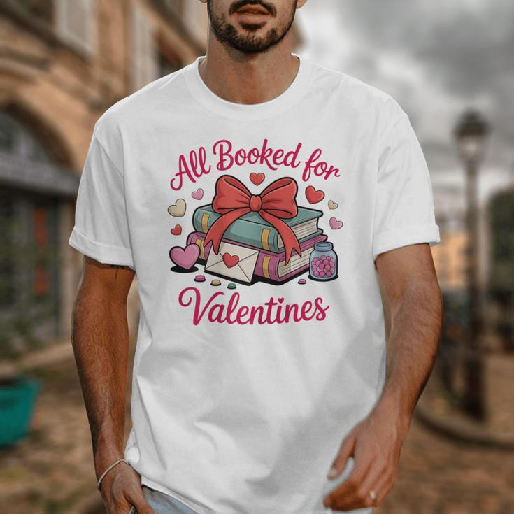 All Booked For Valentines Book Lover Teachers Unisex T-Shirt All Booked For Valentines Book Lover Teachers Unisex T-Shirt