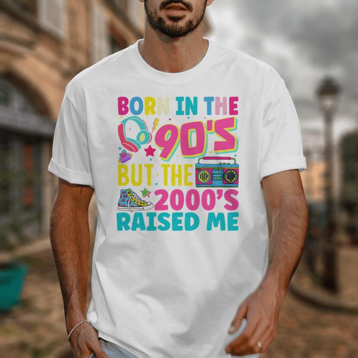 Born In The 90's But The 2000's Raised Me Y2K Nostalgia Unisex T-Shirt