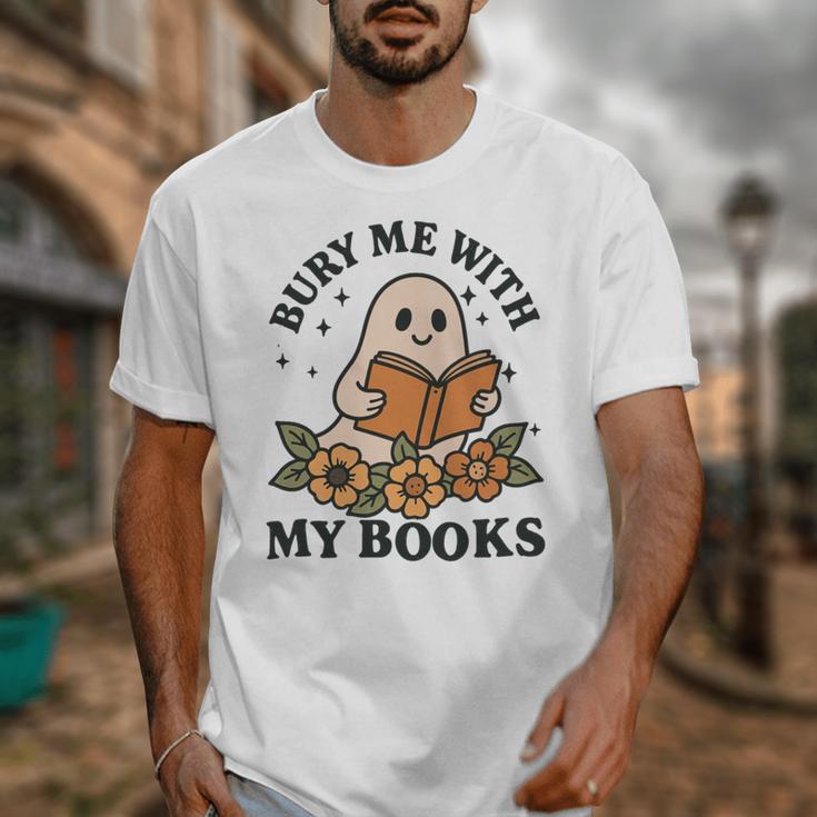 Bury Me With My Books Ghost Tee Unisex T-Shirt