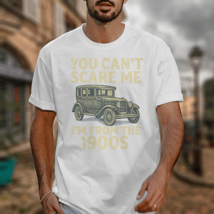 You Can't Scare Me I'm From The 1900s Retro Vintage Car Premium Unisex T-Shirt