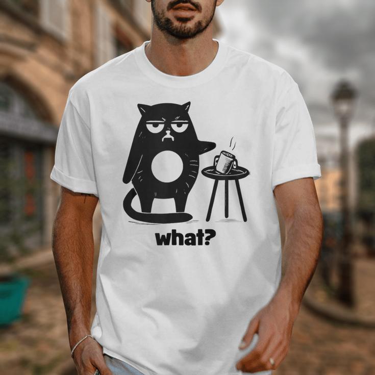 Cat What Humor Introvert Anti-Social Unisex T-Shirt Cat What Humor Introvert Anti-Social Unisex T-Shirt