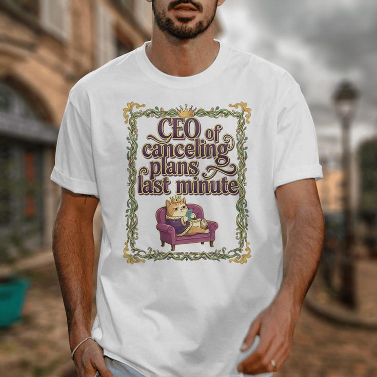 CEO Of Canceling Plans Flake Introvert Friend Premium Tri-Blend Unisex T-Shirt CEO Of Canceling Plans Flake Introvert Friend Premium Tri-Blend Unisex T-Shirt