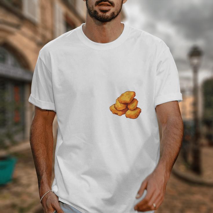 Chicken Nugget Saying Introvert Nuggie Foodie Food Unisex T-Shirt Chicken Nugget Saying Introvert Nuggie Foodie Food Unisex T-Shirt
