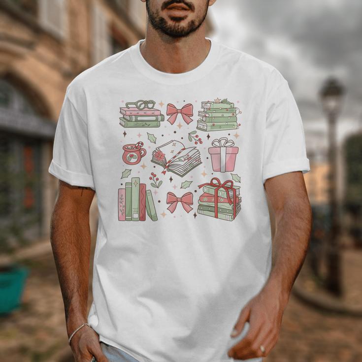 Christmas Book Lover Reading Reader Men Women Kids Xmas Unisex T-Shirt Christmas Book Lover Reading Reader Men Women Kids Xmas Unisex T-Shirt