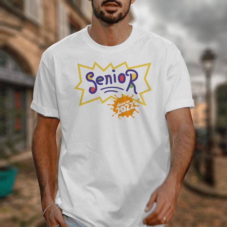 Class Of 2022 Senior Year 90's TV Style Graduation For Grad Unisex T-Shirt