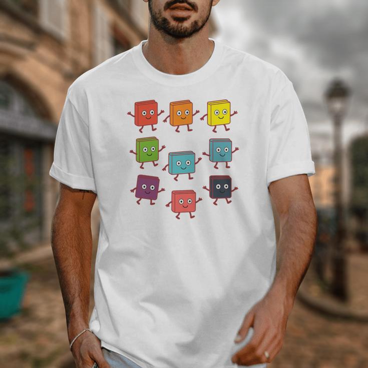 Color Our World Book Lover Reading Bookworm Reader Unisex T-Shirt