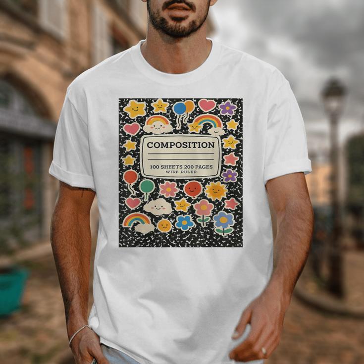 Composition Notebook Costume Teacher Matching Halloween Book Unisex T-Shirt