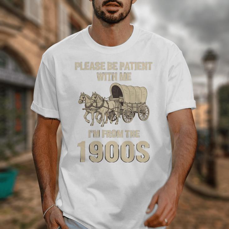 Country Please Be Patient With Me I'm From The 1900s Vintage Premium Tri-Blend Unisex T-Shirt