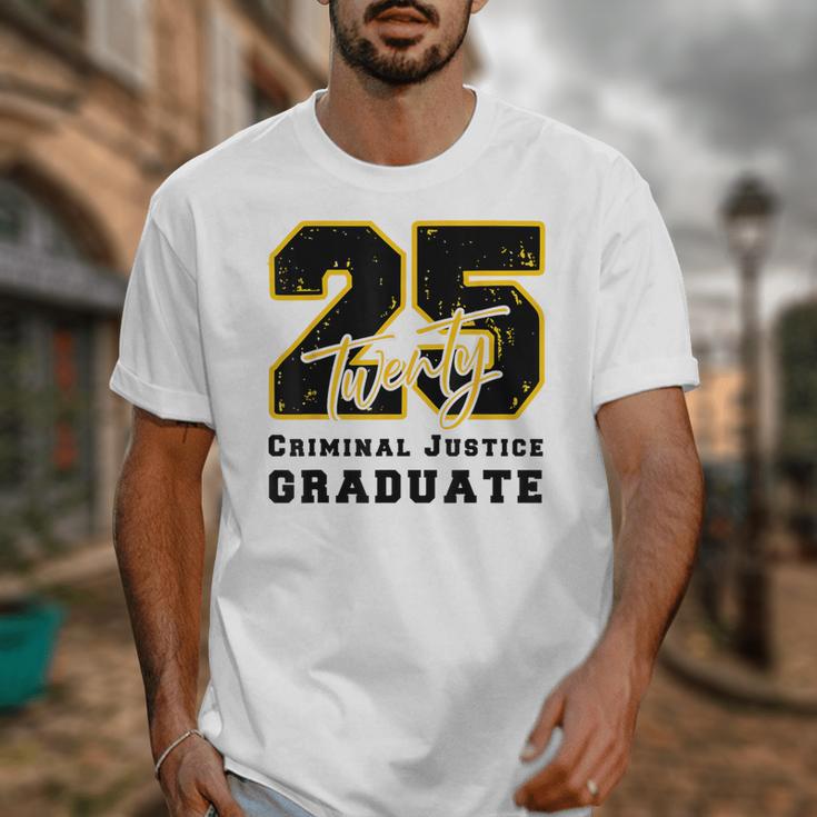 Criminal Justice Graduate Graduated Class Of 2025 Graduation Unisex T-Shirt