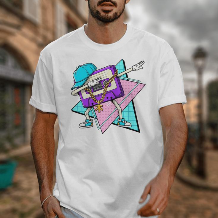 Dabbing Cassette Tape 70s 80s 80s Outfit Nostalgia Unisex T-Shirt