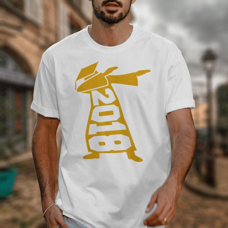 Dabbing Graduation Class Of 2018 T-Shirt School Colors Unisex T-Shirt