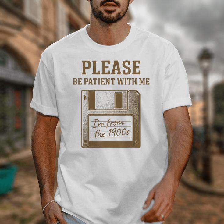 Dad Joke I'm From The 1900s Old Floppy Disk Programmer Unisex T-Shirt