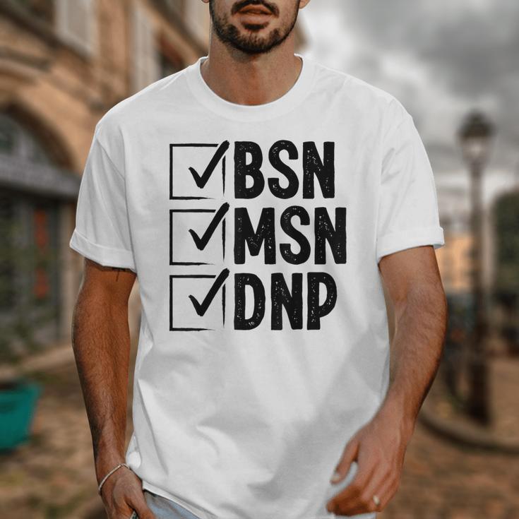 DNP Doctor MSN BSN DNP Nurse DNP Degree Graduation Unisex T-Shirt