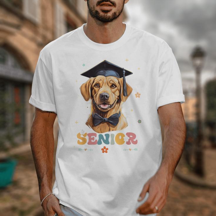 Dog Class Of 2024 Graduation Senior 2024 Men Women Girls Kids Unisex T-Shirt