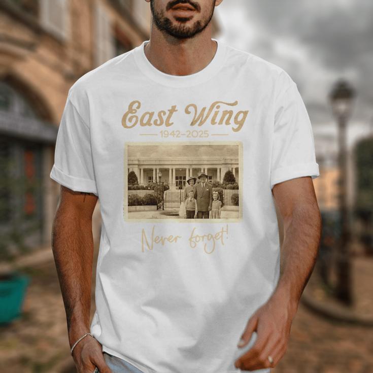 East Wing Never Forget American Vintage Nostalgia Premium Tri-Blend Unisex T-Shirt