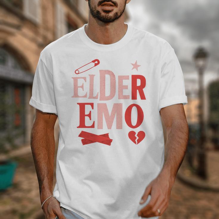 Elder Emo Retro Punk Typography Nostalgia Premium Tri-Blend Unisex T-Shirt Elder Emo Retro Punk Typography Nostalgia Premium Tri-Blend Unisex T-Shirt
