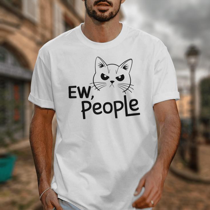 Ew People Introverts Stay Home Socially Awkward Unisex T-Shirt Ew People Introverts Stay Home Socially Awkward Unisex T-Shirt