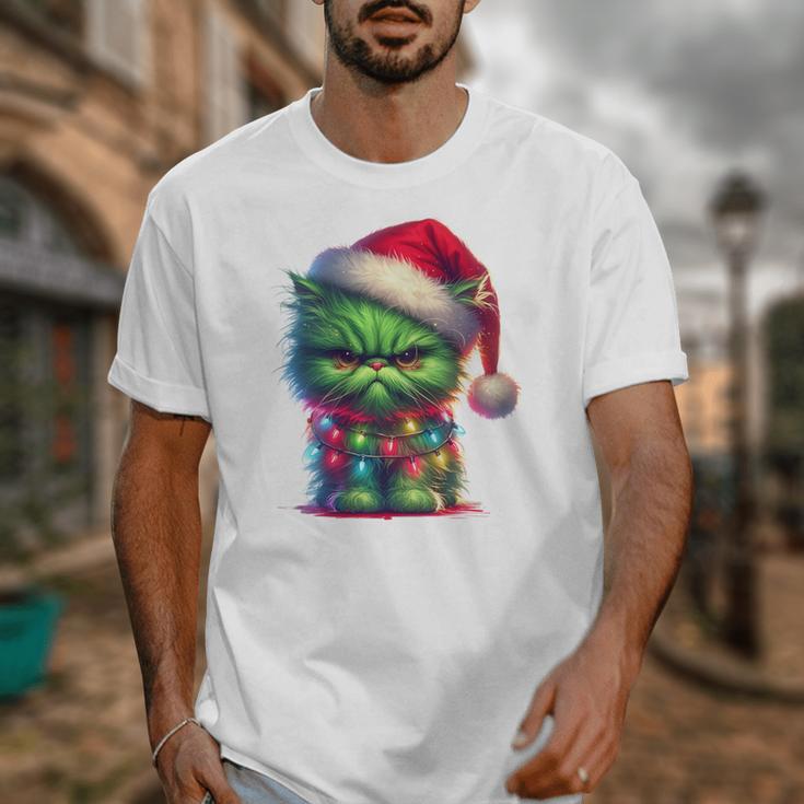 Ew People Meowy Cat Christmas Introvert Men Women Unisex T-Shirt Ew People Meowy Cat Christmas Introvert Men Women Unisex T-Shirt