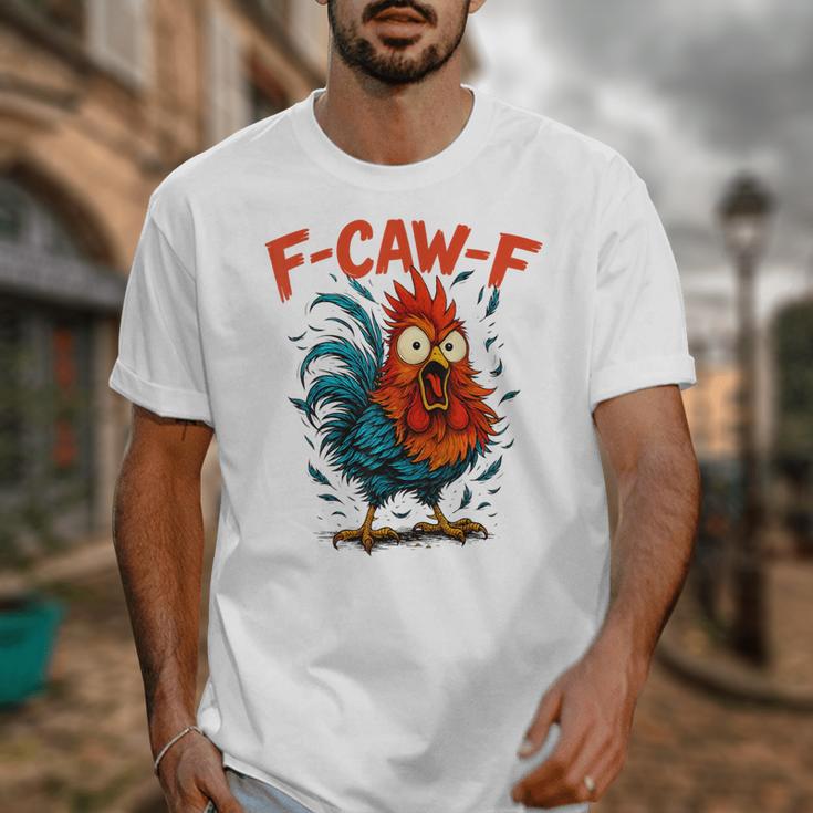 F-Caw-F Rooster F Awk F Chicken Coffee Romance Books Lover Unisex T-Shirt F-Caw-F Rooster F Awk F Chicken Coffee Romance Books Lover Unisex T-Shirt