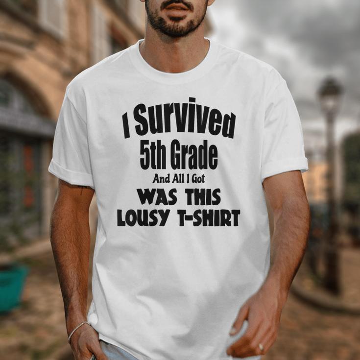 Fifth 5th Grade Graduation Shirt Child Graduate Education Unisex T-Shirt