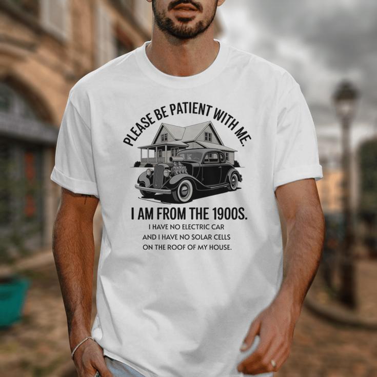 Forgive Me I'm From The 1900s No E-Car No SolarCells Premium Tri-Blend Unisex T-Shirt Forgive Me I'm From The 1900s No E-Car No SolarCells Premium Tri-Blend Unisex T-Shirt
