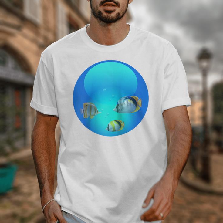 Frutiger Aero Aesthetic Tech Orb Fishes Raglan Baseball Tee Unisex T-Shirt Frutiger Aero Aesthetic Tech Orb Fishes Raglan Baseball Tee Unisex T-Shirt