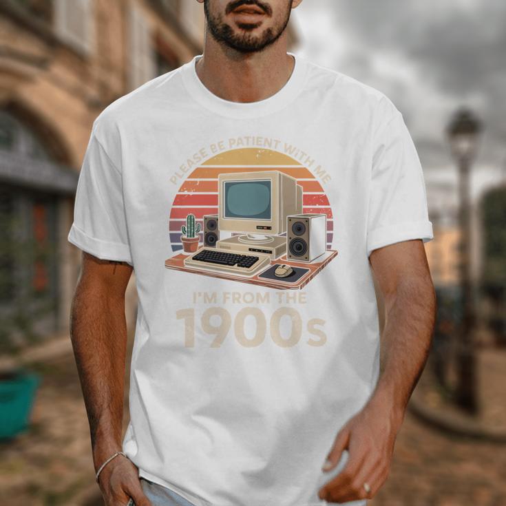 Geek Please Be Patient I'm From The 1900s Retro Computer PC Unisex T-Shirt