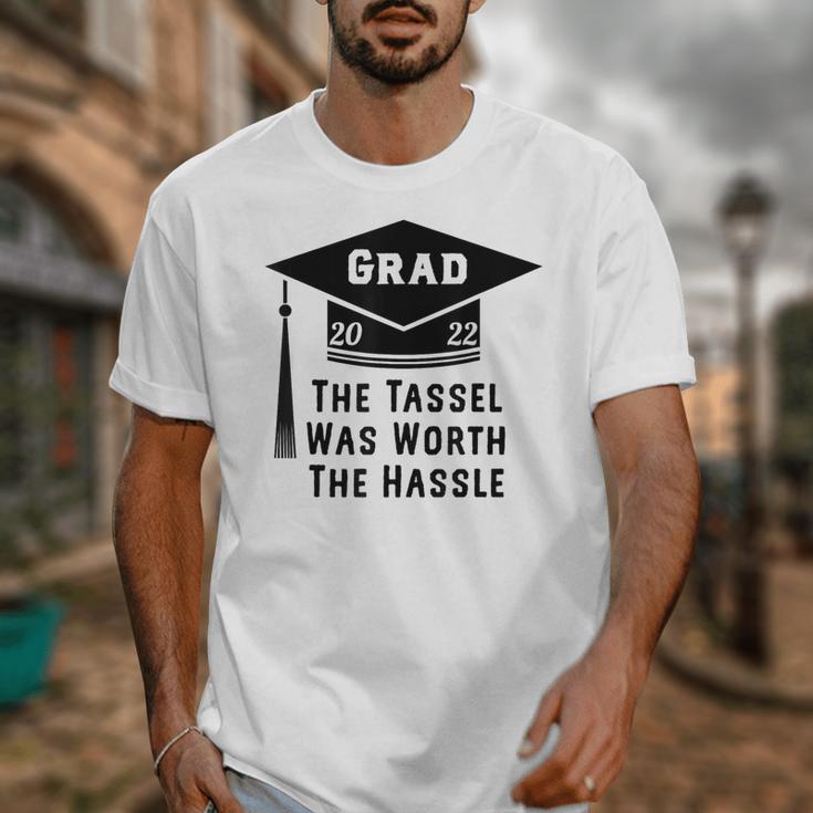 Grad 2022 Graduation Tassel Was Worth The Hassle Unisex T-Shirt