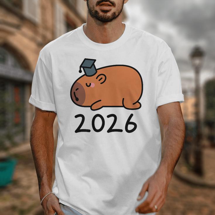 Grad Class Of 2026 Capybara Graduation Graduated Kids Unisex T-Shirt
