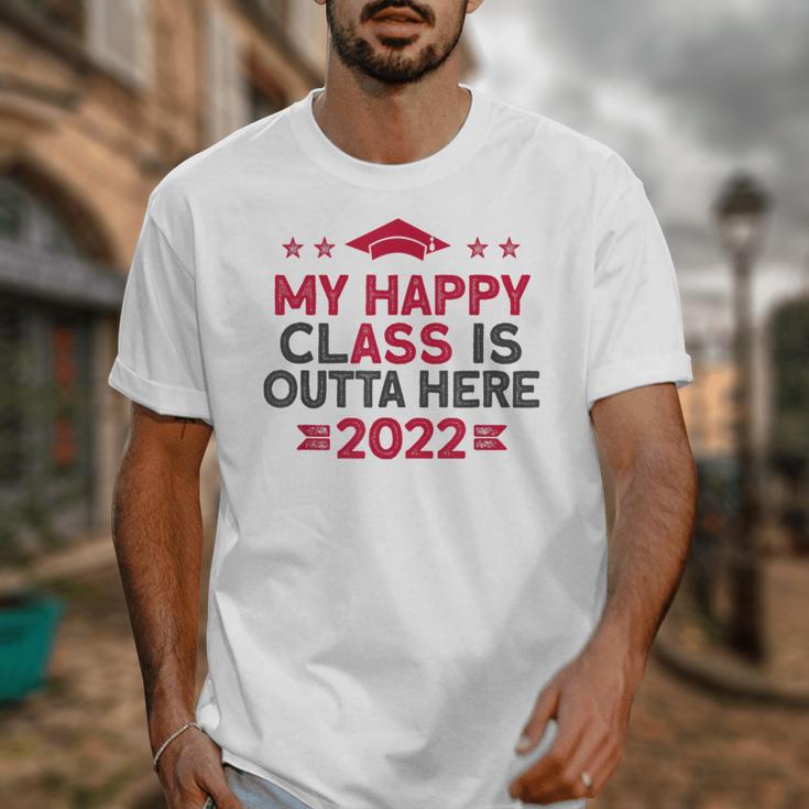 Graduation 2022 My Happy Class Is Outta Here Senior Unisex T-Shirt