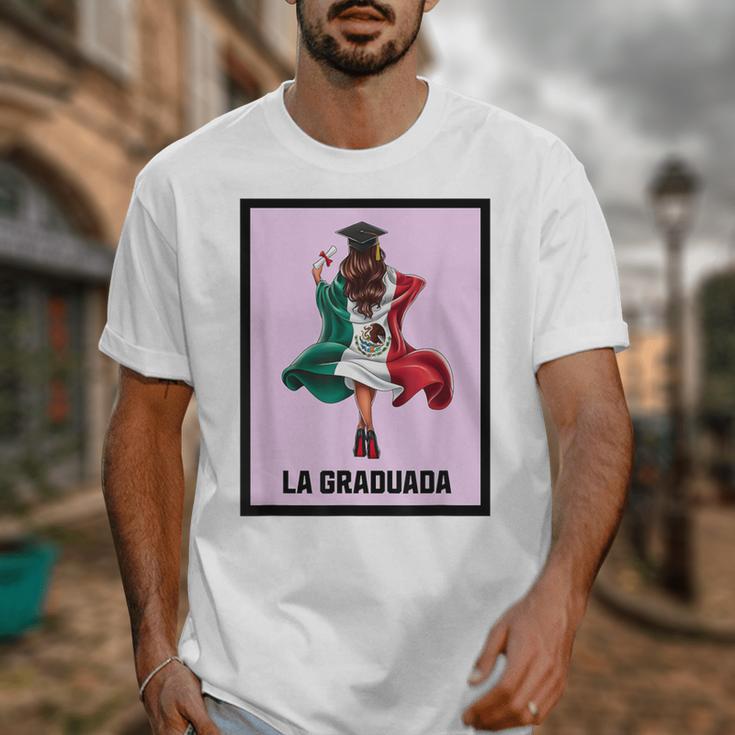Graduation Latina Educated La Graduada Mexican Bingo Card Unisex T-Shirt