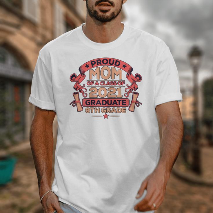 Graduation Proud Mom Of 8th Grade Graduate Unisex T-Shirt