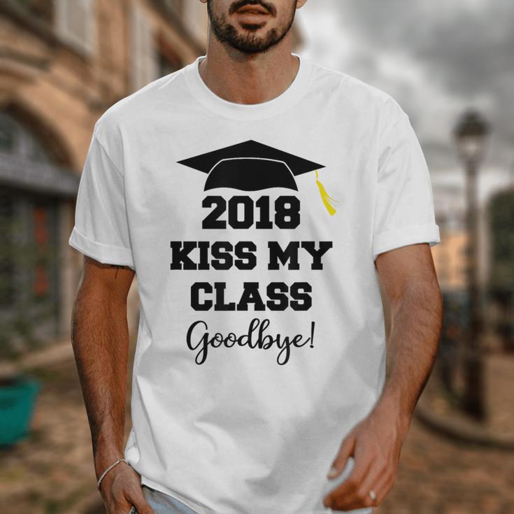 GraduationShirt Kiss My Class 2018 Goodbye Unisex T-Shirt