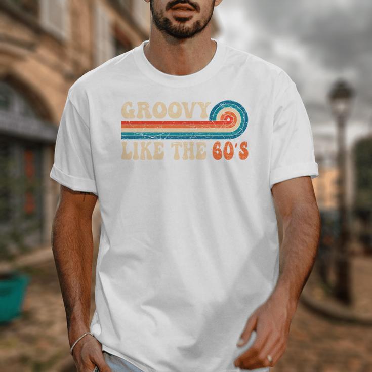 Groovy Like The 60s Aesthetic Nostalgia 1960's Retro Unisex T-Shirt Groovy Like The 60s Aesthetic Nostalgia 1960's Retro Unisex T-Shirt