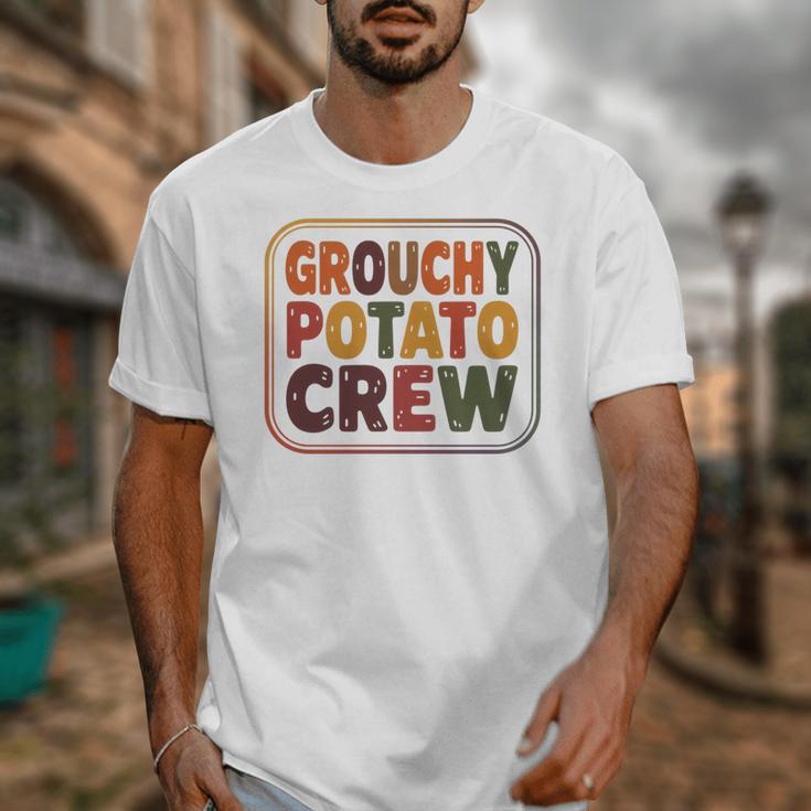 Grouchy Potato Crew Introvert Sarcasm Premium Tri-Blend Unisex T-Shirt Grouchy Potato Crew Introvert Sarcasm Premium Tri-Blend Unisex T-Shirt