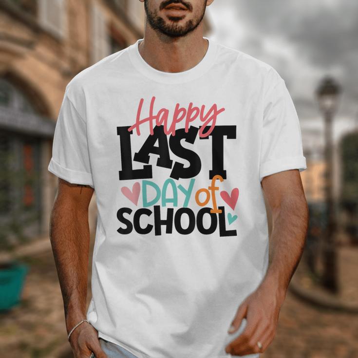 Happy Last Day Of School Kids Teacher Student Graduation Unisex T-Shirt