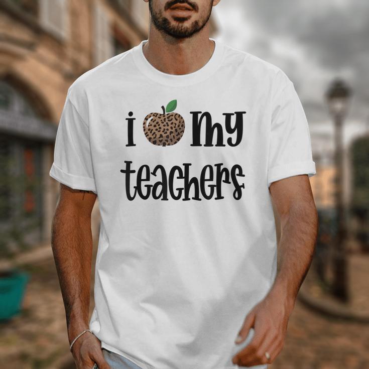 I Heart My Teachers I Love My Teachers Graduation Kids Teens Unisex T-Shirt