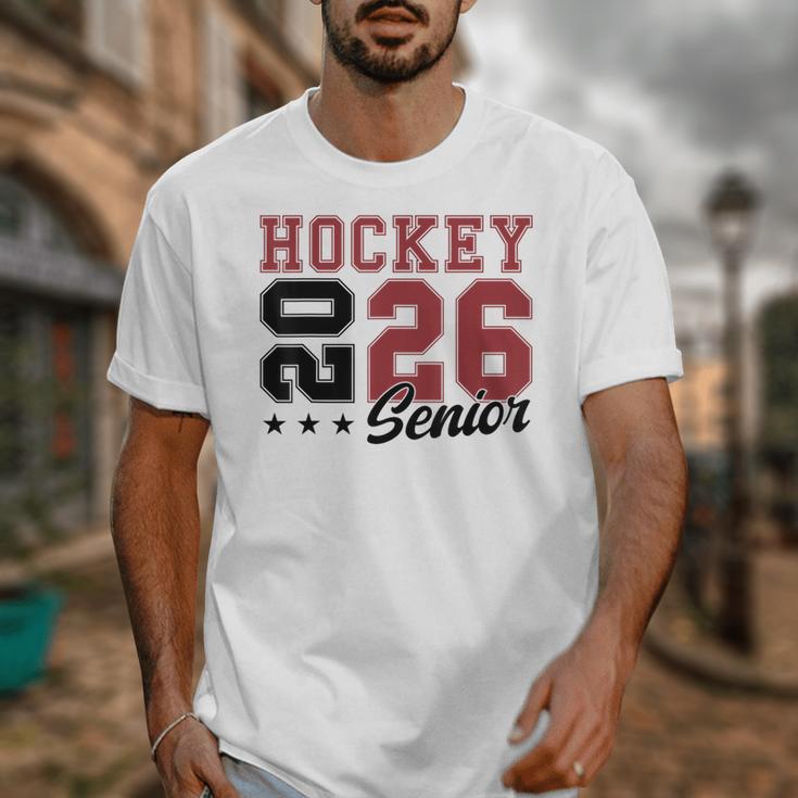 Hockey Senior Night Hockey Senior 2026 Graduation 59 Unisex T-Shirt