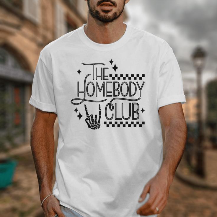 The Homebody Club Retro Introvert Antisocial Unisex T-Shirt The Homebody Club Retro Introvert Antisocial Unisex T-Shirt