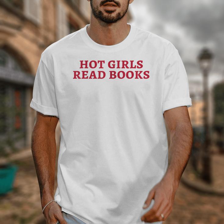 Hot Girls Read Books Book Lovers Unisex T-Shirt Hot Girls Read Books Book Lovers Unisex T-Shirt