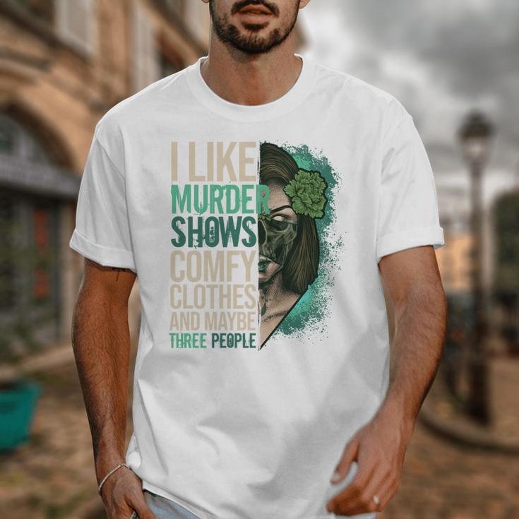 Introverted Murder Shows True Crime Lovers Introvert Unisex T-Shirt