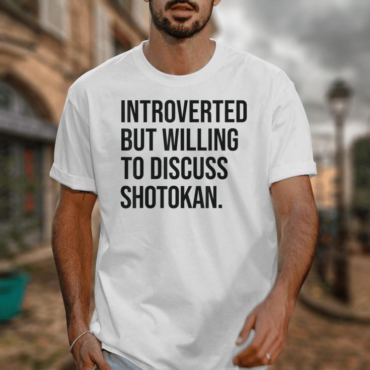 Introverted Shotokan Karate Introvert Unisex T-Shirt