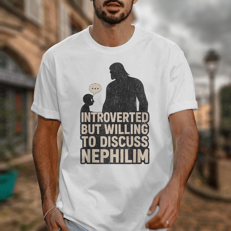 Introverted But Willing To Discuss Nephilim Tee Unisex T-Shirt Introverted But Willing To Discuss Nephilim Tee Unisex T-Shirt