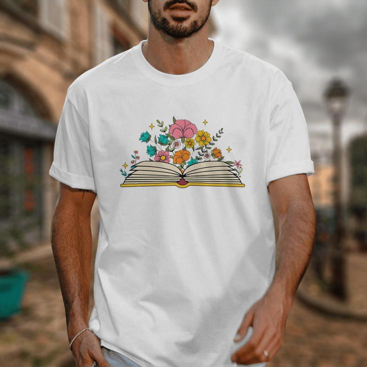 Its a Good Day To Read a Book Librarian Books Reading Floral Unisex T-Shirt