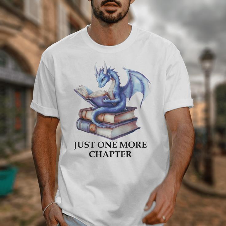 Just One More Chapter Book Dragon Reading Book Lover Bookish Unisex T-Shirt Just One More Chapter Book Dragon Reading Book Lover Bookish Unisex T-Shirt
