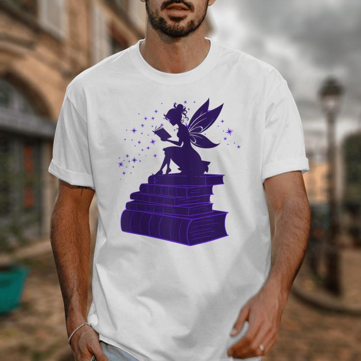 Kawaii Fairy Bookish Book Lover Library Read Unisex T-Shirt